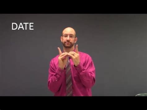 sign language for dating